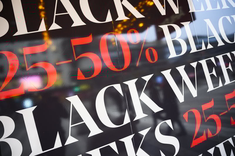 Black Week var från början en amerikanska företeelse, som blivit stort även i Sverige. Foto: Henrik Montgomery/TT